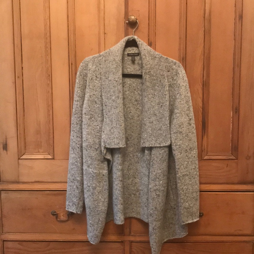 Eileen Fisher Heathered Sweater Cardigan